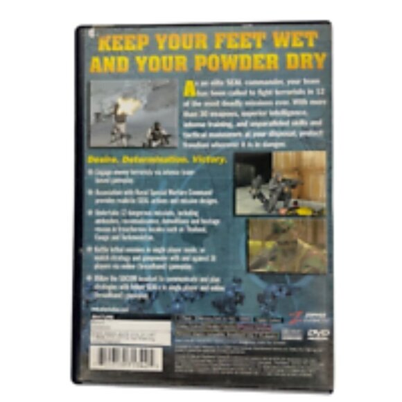 SOCOM US Navy SEALS Sony PlayStation 2 Game With Manual Case - Picture 2 of 3